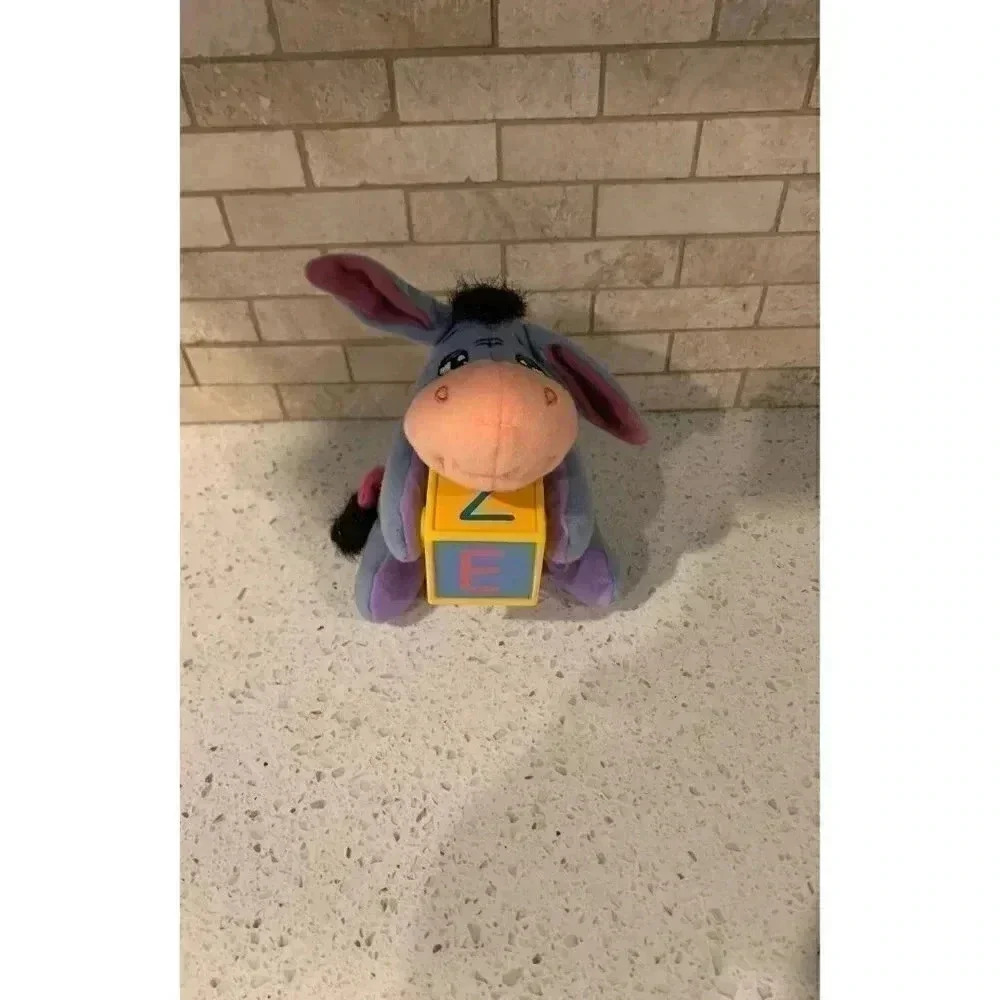 Fisher Price Eeyore Plush Winnie the Pooh Toy 2005 - Alphabet Buddy - B19